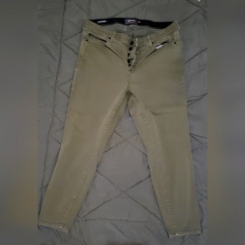 Torrid Premium Sky High skinny jeans - olive green